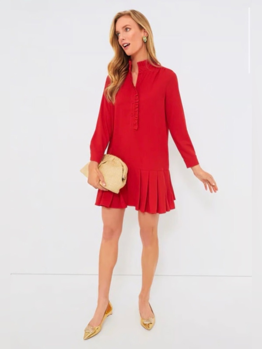 Tuckernuck / Red Crepe Tate Dress